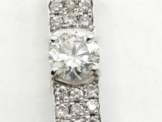 D 0.61ct FD 0.35ct K18WG 3.3g Pendant top 