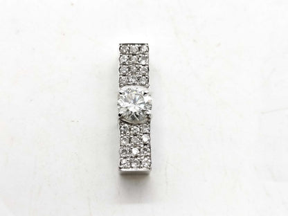 D 0.61ct FD 0.35ct K18WG 3.3g Pendant top 
