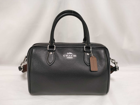COACH CR102 Rowan Satchel Checkered Handbag