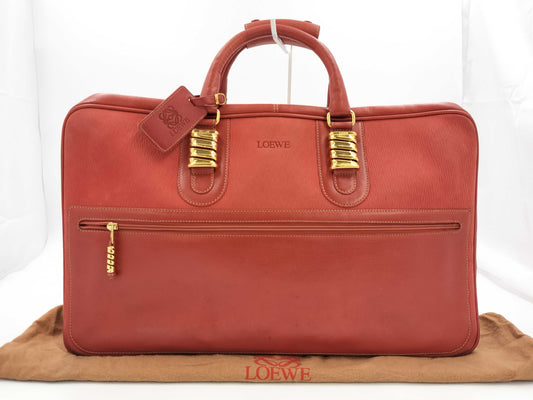 LOEWE Old Suitcase with Twisted Hardware and Padlock Business Bag
