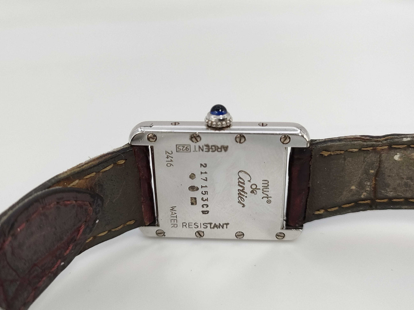 Cartier Must Tank W1014054 2416 217153CD Quartz Unmoving Women's Watch