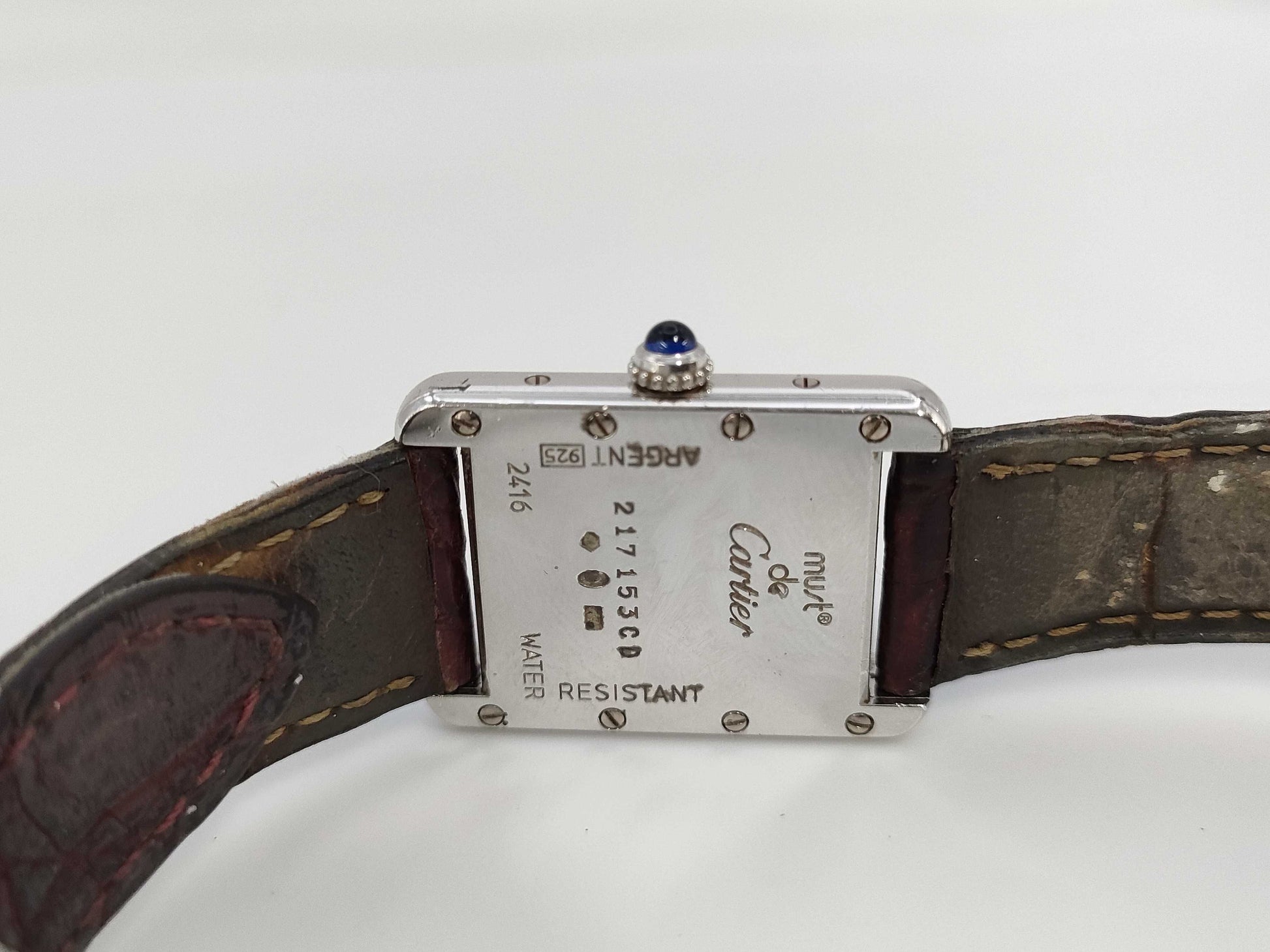 Cartier Must Tank W1014054 2416 217153CD Quartz Unmoving Women's Watch