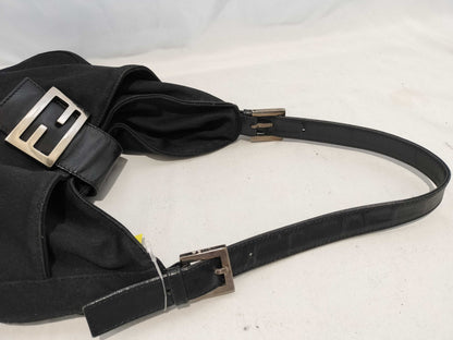 FENDI Mamma One-Shoulder Black Sticky Shoulder Bag