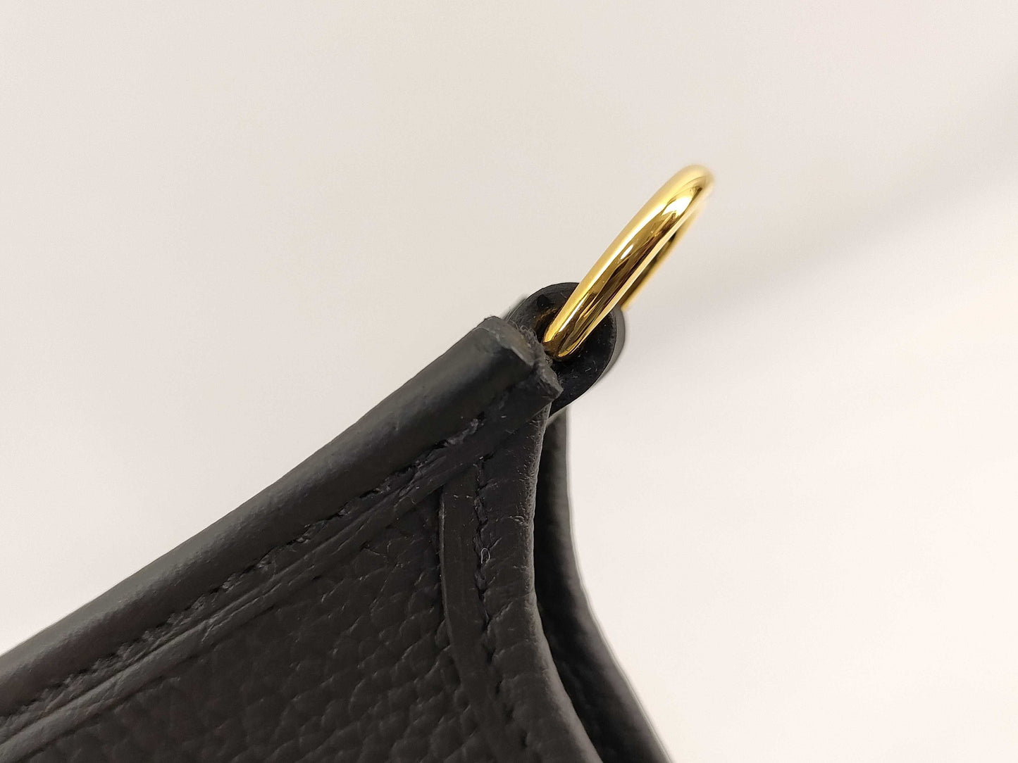 HERMES [Engraved] W Evelyn TPM Gold Hardware W Engraved Shoulder Bag