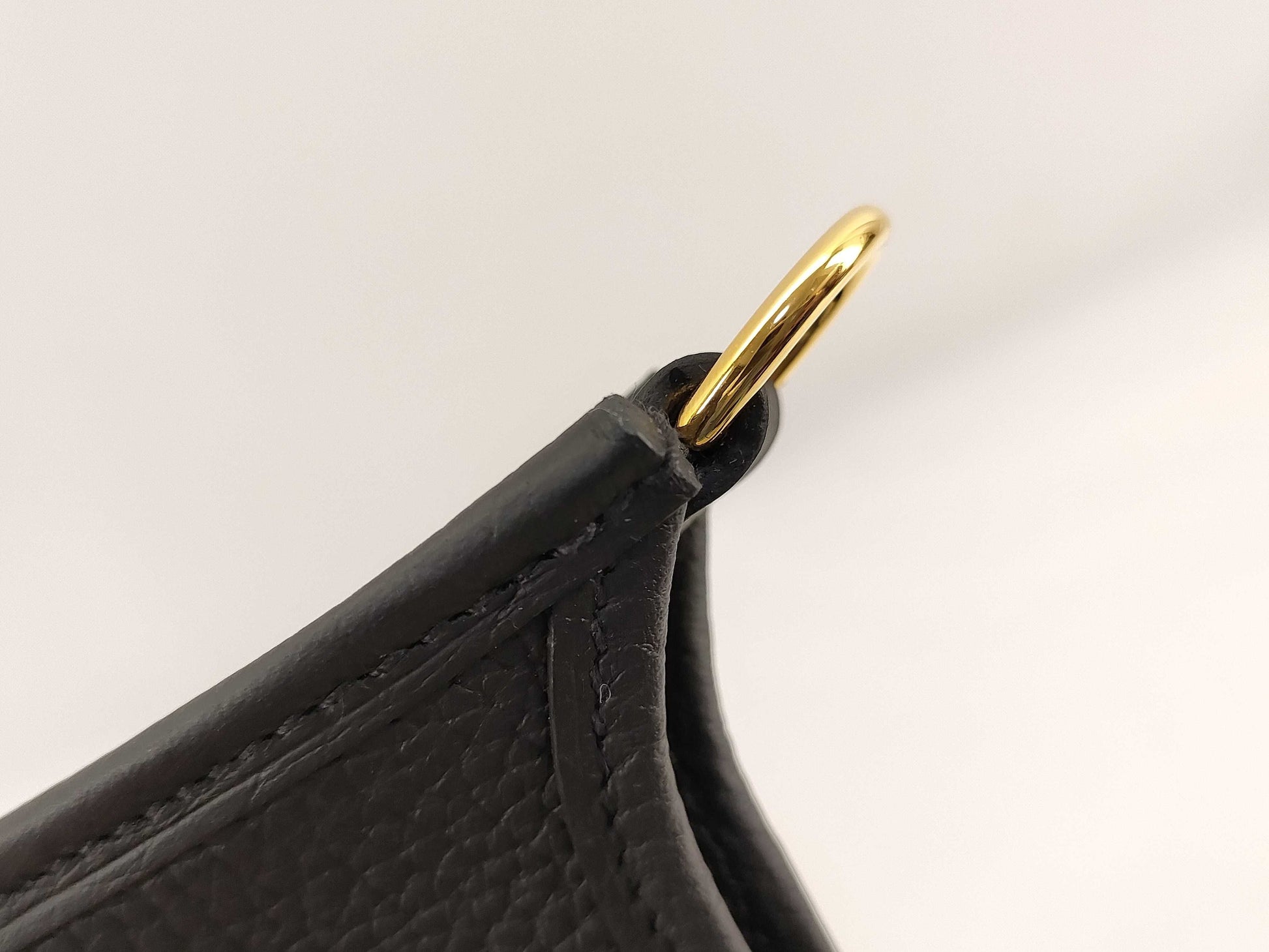 HERMES [Engraved] W Evelyn TPM Gold Hardware W Engraved Shoulder Bag