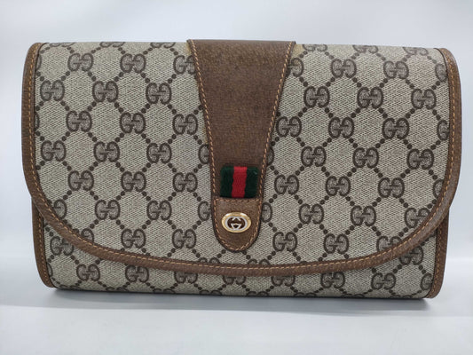 GUCCI GG Supreme Sherry Second Bag