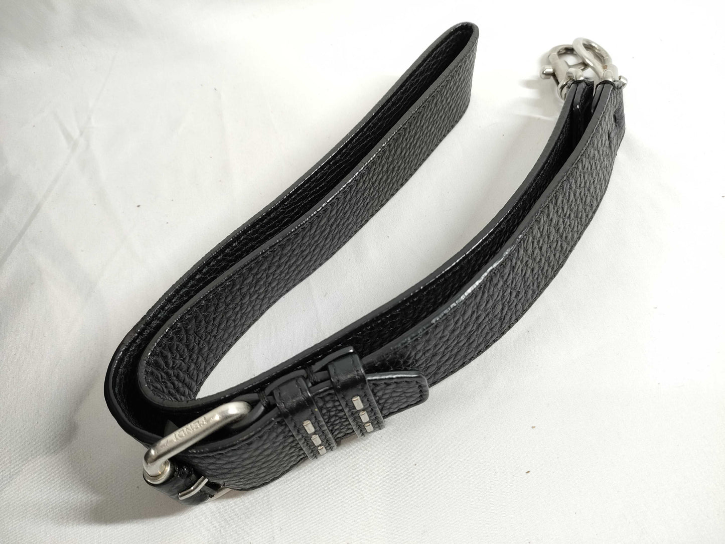 FENDI Selleria Leather 2-Way Business Bag Shoulder Bag