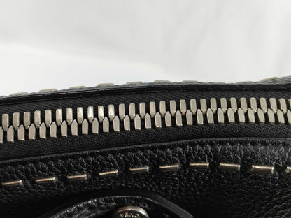 FENDI Selleria Leather 2-Way Business Bag Shoulder Bag