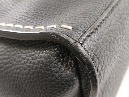 FENDI Selleria Leather 2-Way Business Bag Shoulder Bag