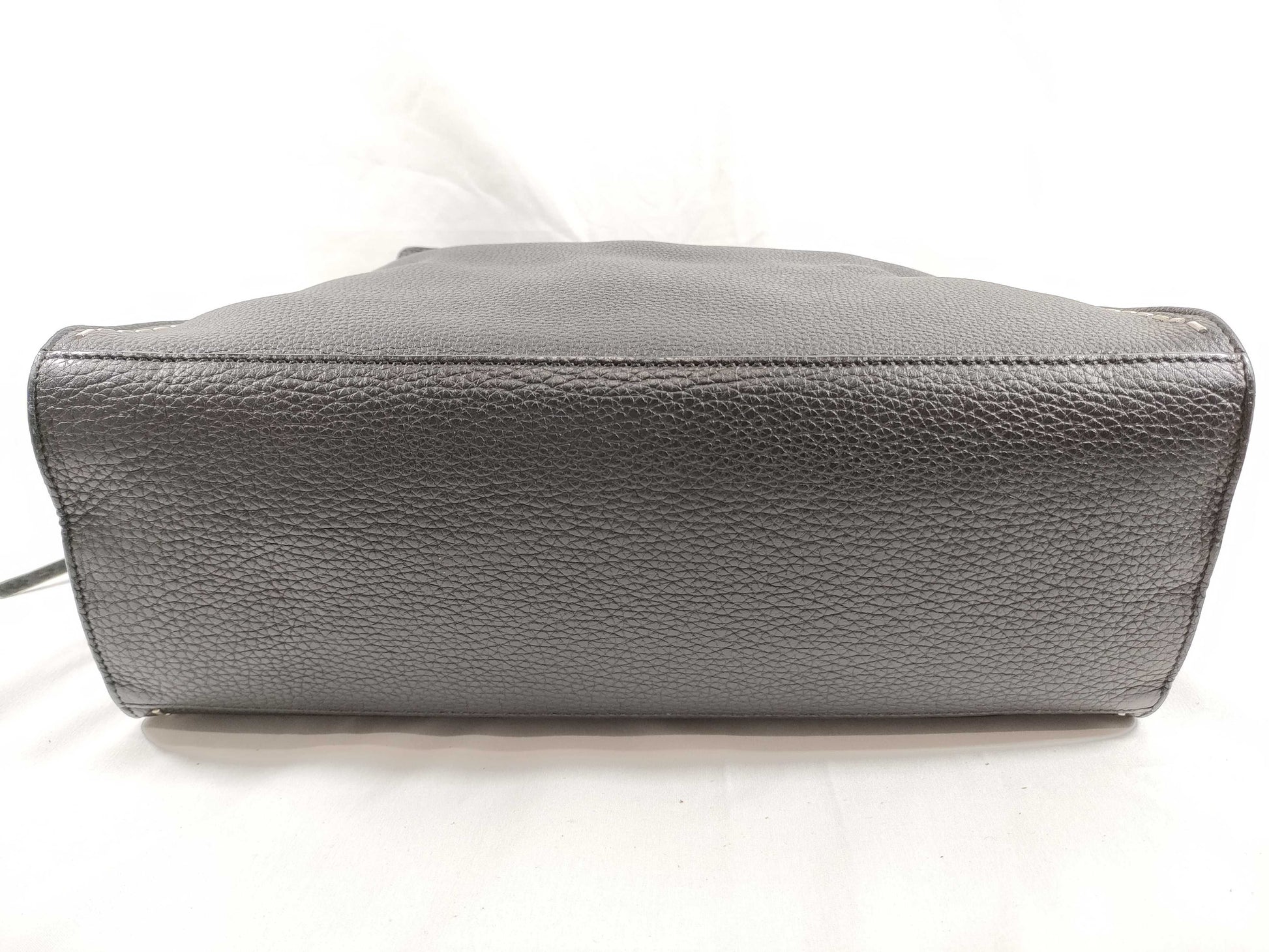 FENDI Selleria Leather 2-Way Business Bag Shoulder Bag