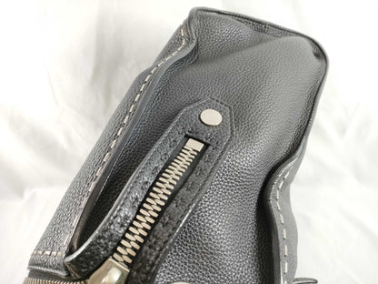 FENDI Selleria Leather 2-Way Business Bag Shoulder Bag