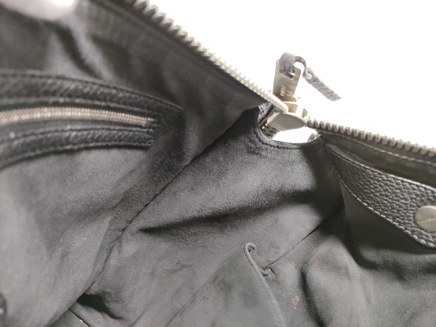 FENDI Selleria Leather 2-Way Business Bag Shoulder Bag