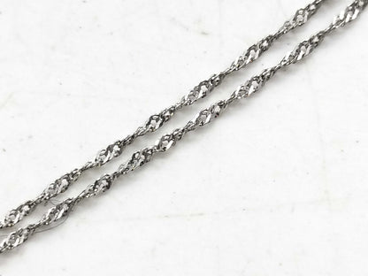 D0.7ct Pt900/Pt850 1.0g Necklace 