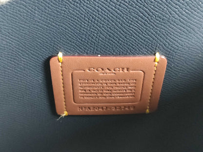 COACH Signature PVC and Leather 2-Way Handbag 32749 Handbag