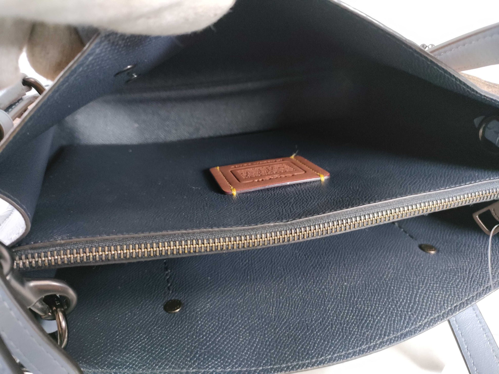 COACH Signature PVC and Leather 2-Way Handbag 32749 Handbag