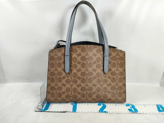 COACH Signature PVC and Leather 2-Way Handbag 32749 Handbag