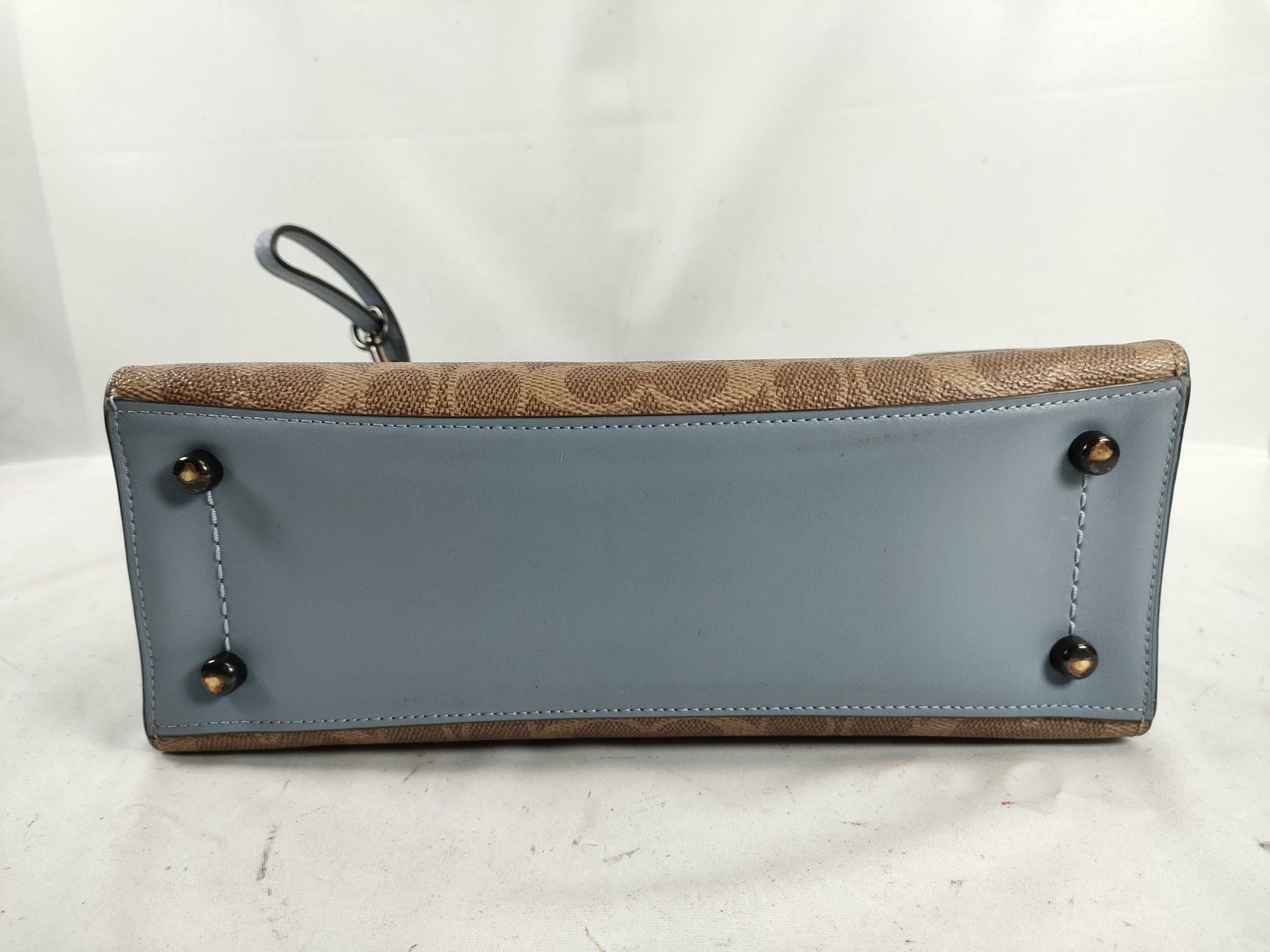 COACH Signature PVC and Leather 2-Way Handbag 32749 Handbag