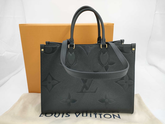 LOUIS VUITTON RFID Monogram Empreinte M45595 On the Go MM Handbag