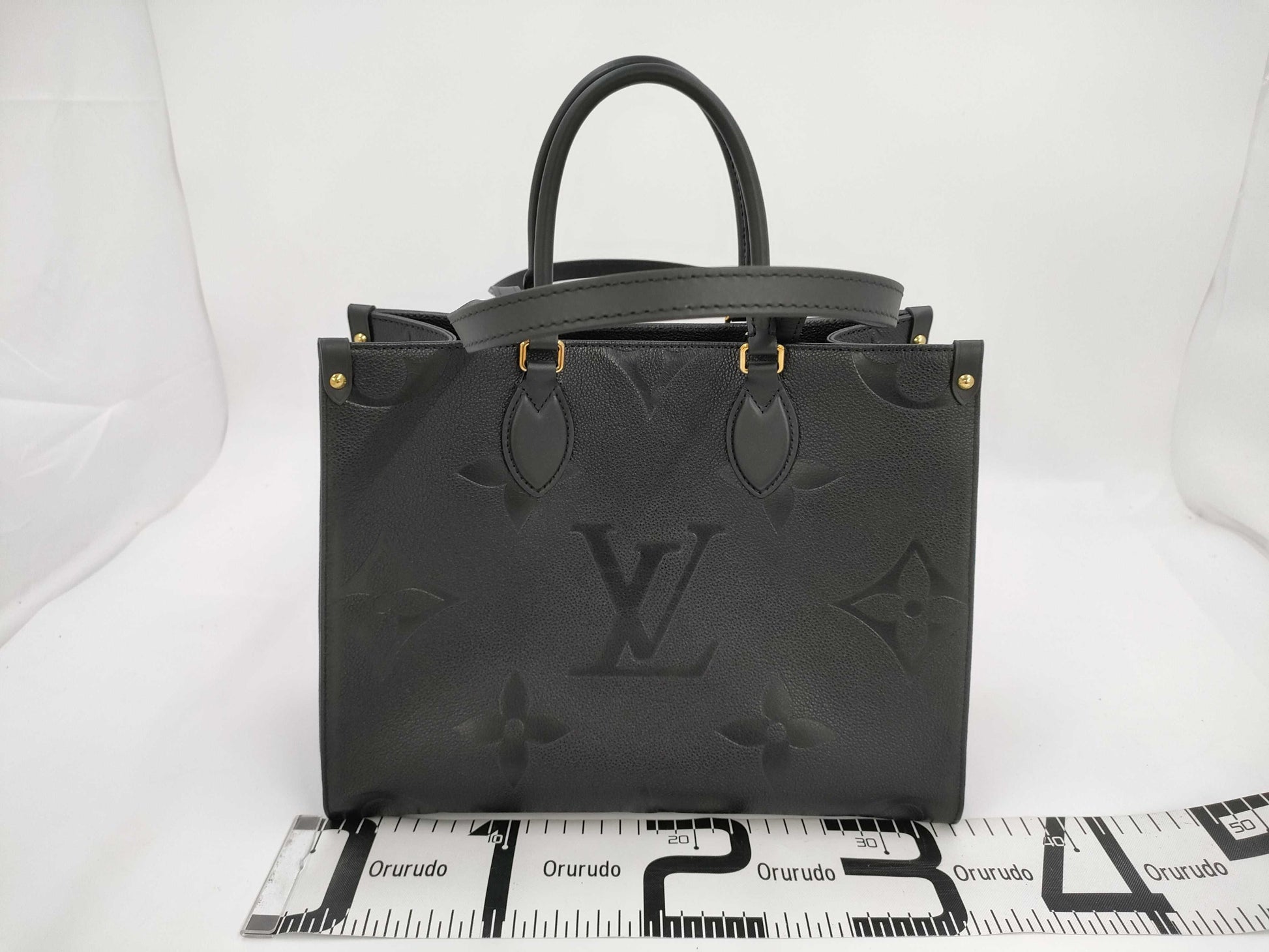 LOUIS VUITTON RFID Monogram Empreinte M45595 On the Go MM Handbag