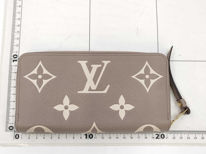 LOUIS VUITTON Monogram Empreinte/Tourterelle Creme Wallet