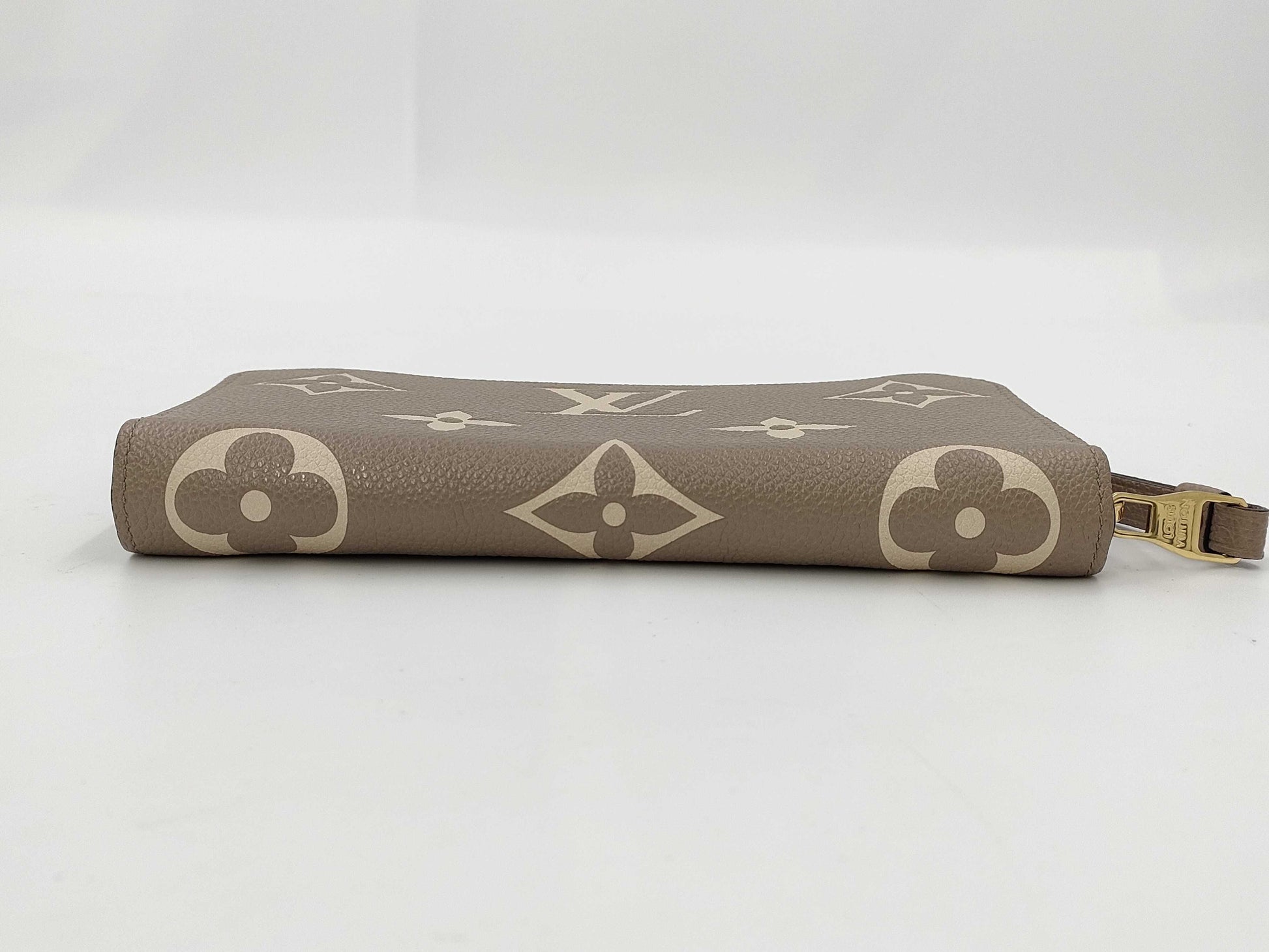LOUIS VUITTON Monogram Empreinte/Tourterelle Creme Wallet