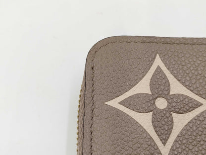 LOUIS VUITTON Monogram Empreinte/Tourterelle Creme Wallet
