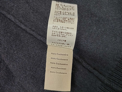 HERMES 100% Cashmere Knit Cardigan