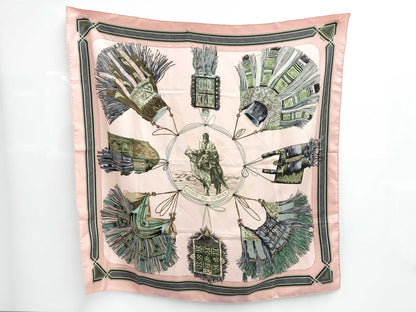 HERMES Carré 90 CUIRS DU DESERT Desert Leather Scarf