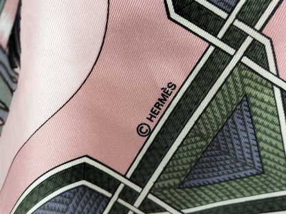 HERMES Carré 90 CUIRS DU DESERT Desert Leather Scarf