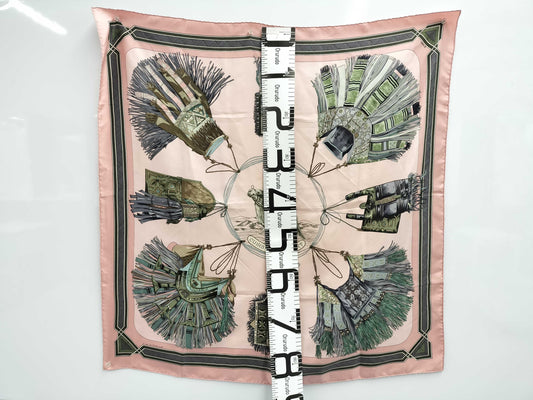HERMES Carré 90 CUIRS DU DESERT Desert Leather Scarf