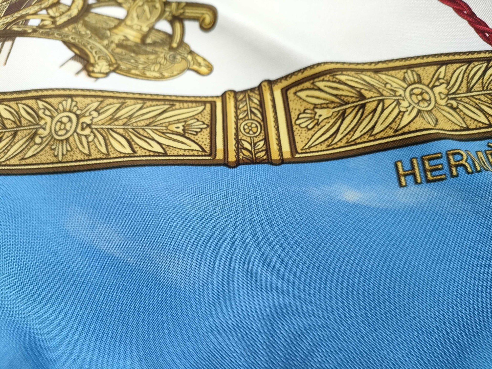 HERMES Carre Grand Uniform Scarf