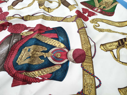HERMES Carre Grand Uniform Scarf