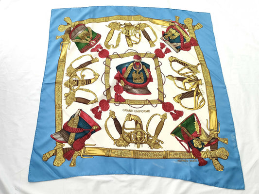 HERMES Carre Grand Uniform Scarf