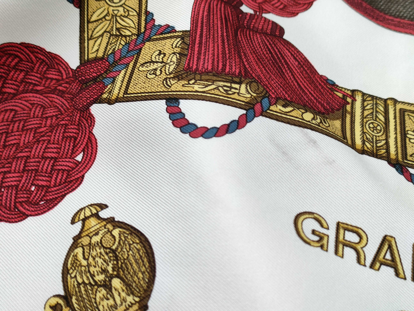 HERMES Carre Grand Uniform Scarf