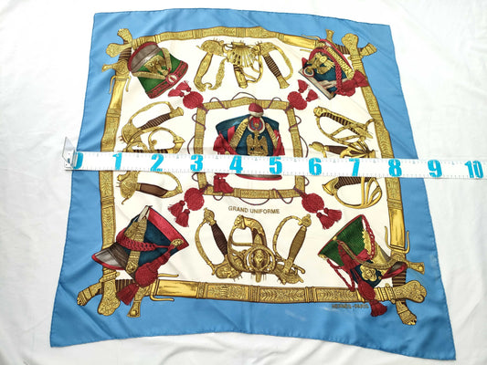 HERMES Carre Grand Uniform Scarf