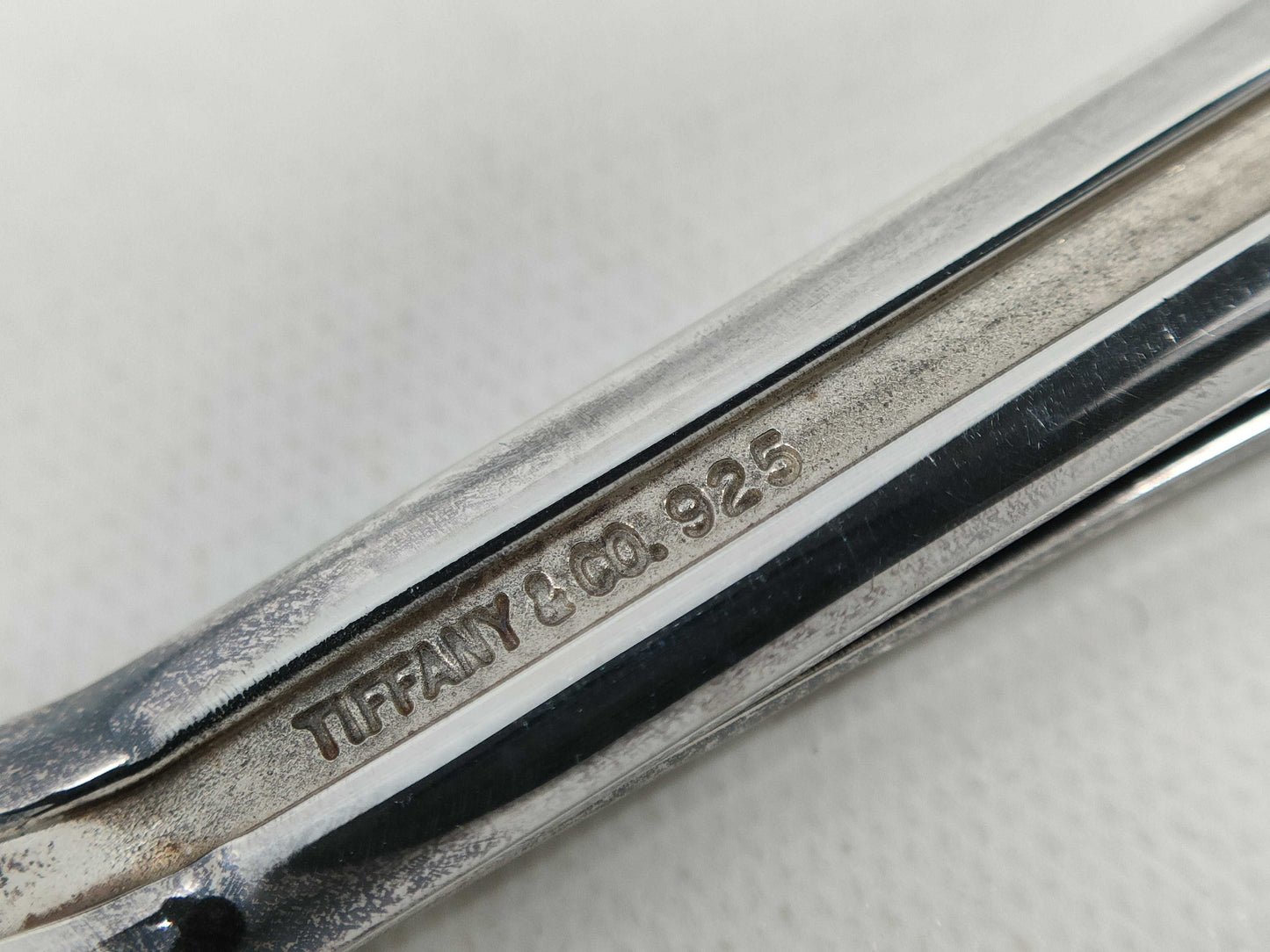 Tiffany & Co. Atlas Pin 925 Tie Clip/Cufflinks