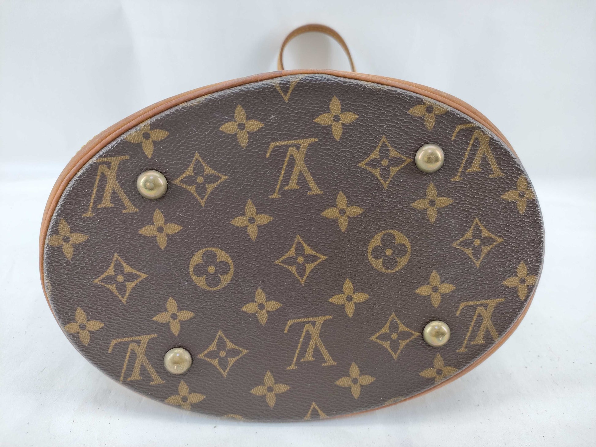 LOUIS VUITTON M42238 Monogram Petit Bucket Tote Bag