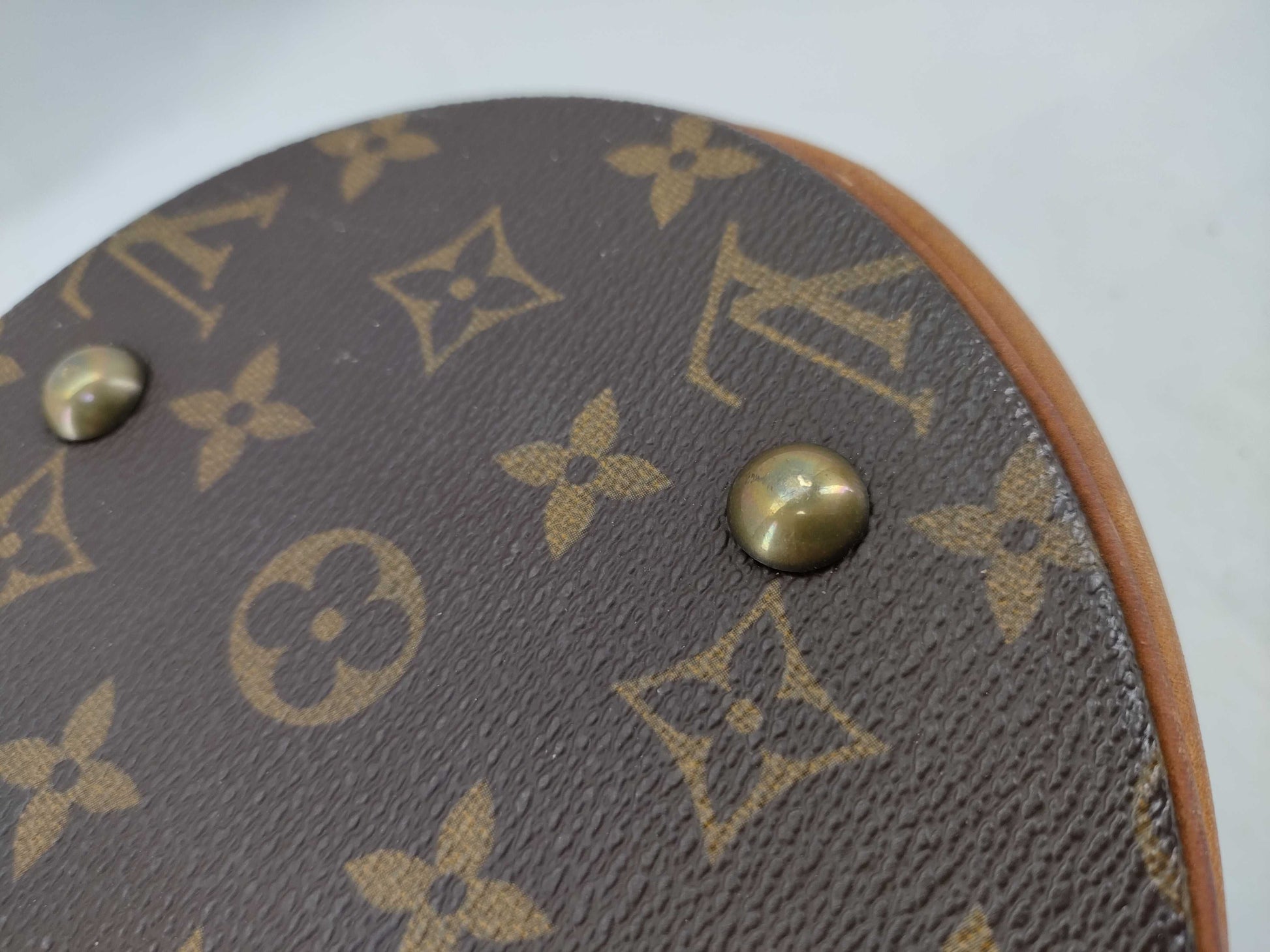 LOUIS VUITTON M42238 Monogram Petit Bucket Tote Bag
