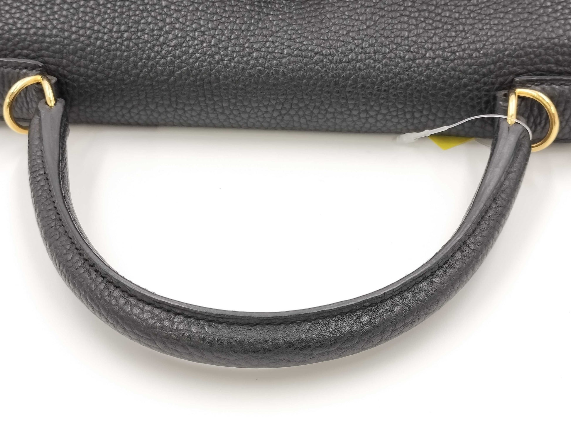 HERMES Kelly 35 Togo Black Handbag with P Stamp and GD Hardware