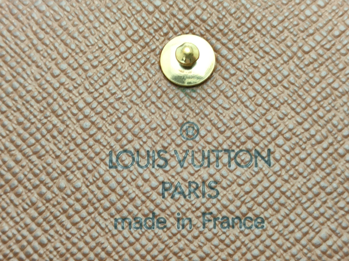 LOUIS VUITTON Monogram Porte Monnaie Carte Credit M61652 Wallet