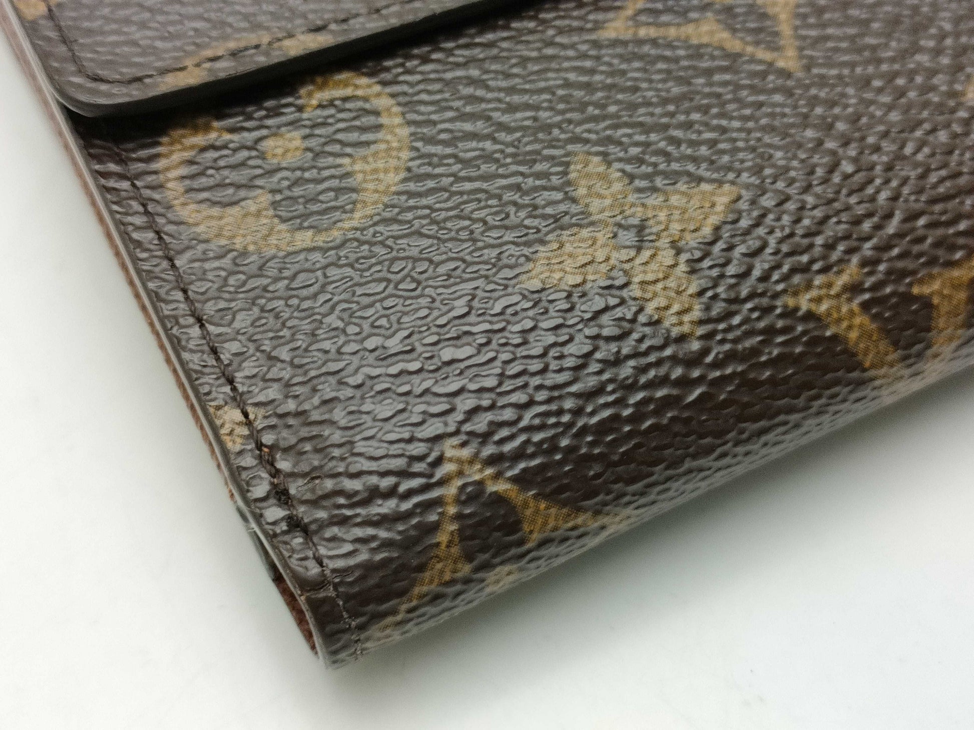 LOUIS VUITTON Monogram Porte Monnaie Carte Credit M61652 Wallet