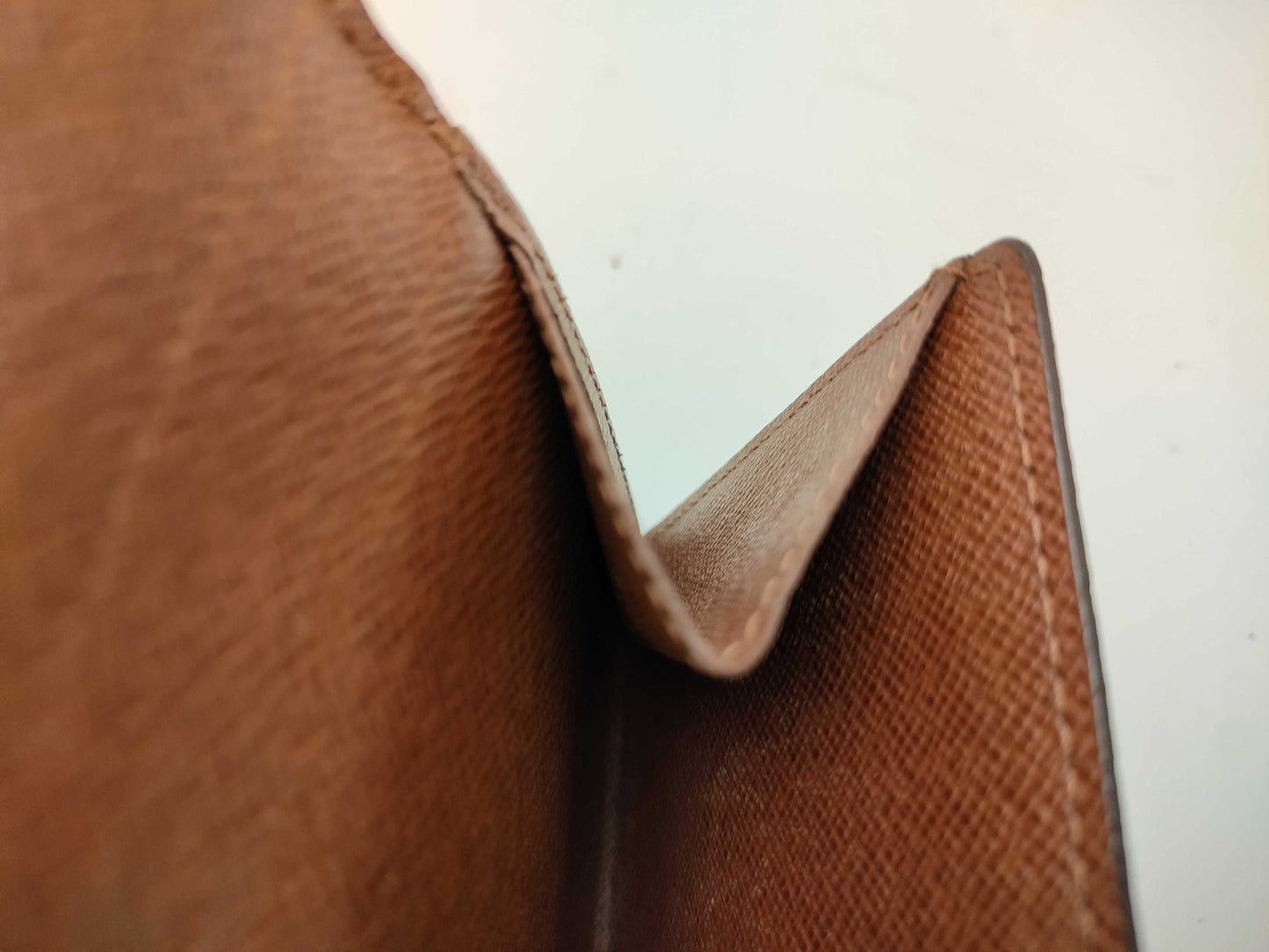 LOUIS VUITTON Monogram Porte Monnaie Carte Credit M61652 Wallet