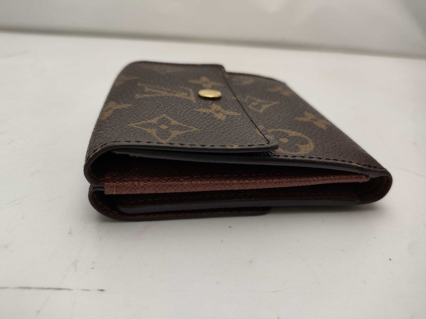 LOUIS VUITTON Monogram Porte Monnaie Carte Credit M61652 Wallet