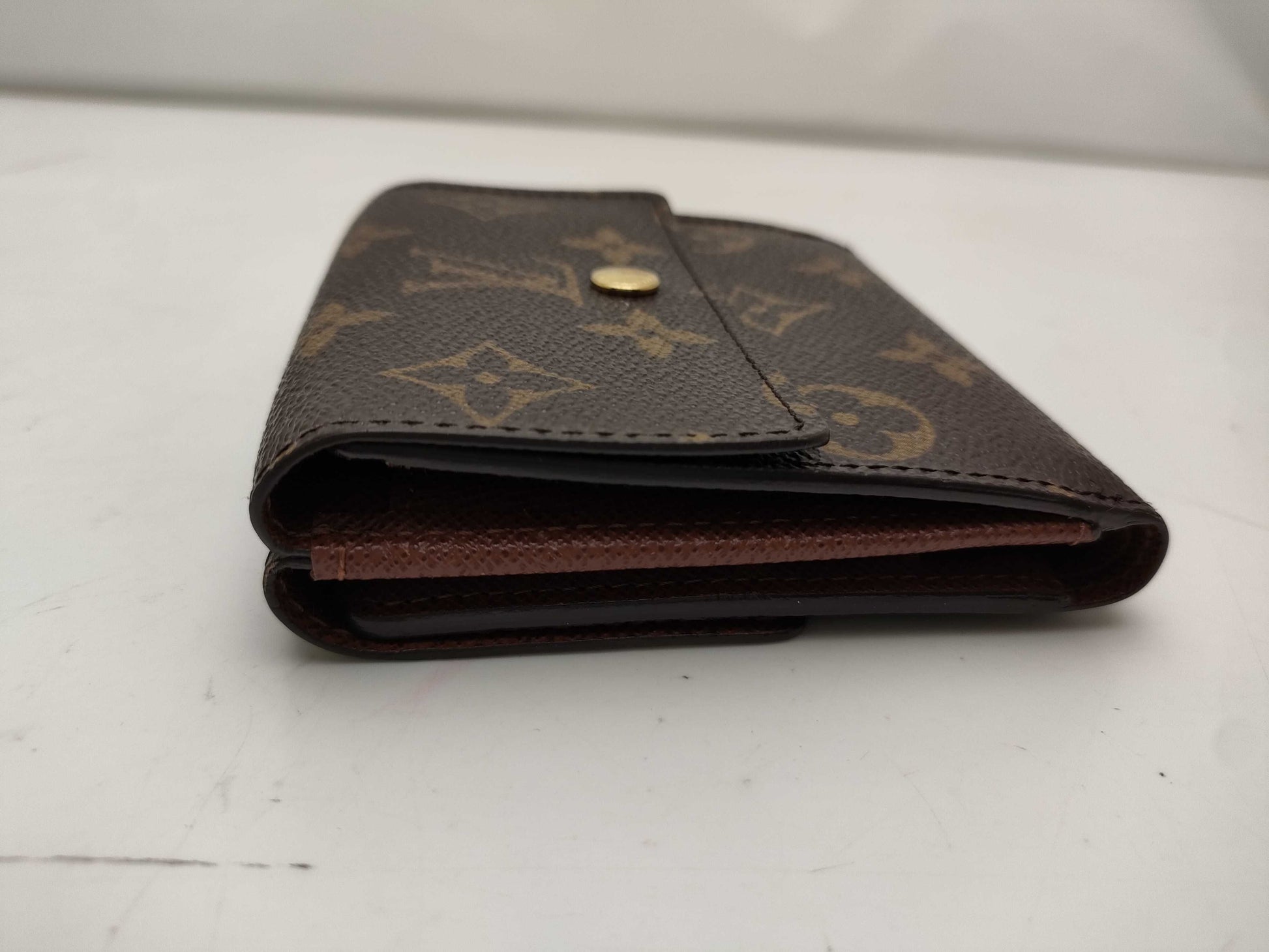 LOUIS VUITTON Monogram Porte Monnaie Carte Credit M61652 Wallet