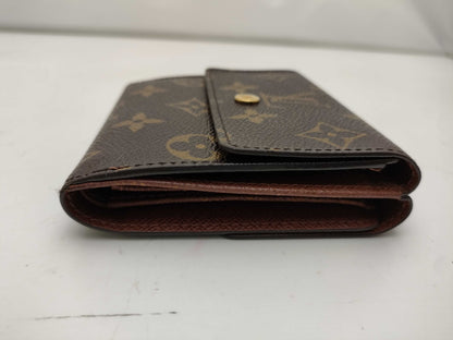 LOUIS VUITTON Monogram Porte Monnaie Carte Credit M61652 Wallet