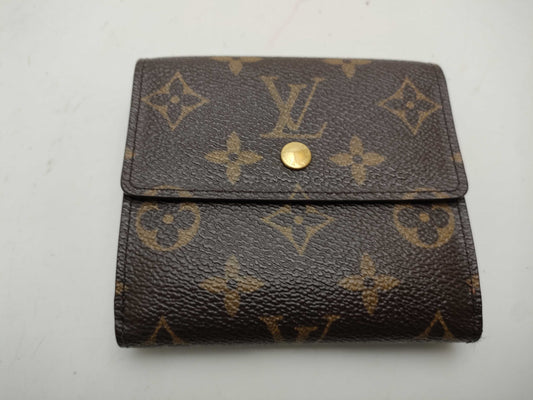 LOUIS VUITTON Monogram Porte Monnaie Carte Credit M61652 Wallet