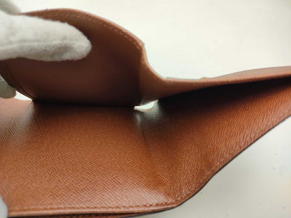 LOUIS VUITTON Monogram Porte Monnaie Carte Credit M61652 Wallet