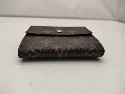 LOUIS VUITTON Monogram Porte Monnaie Carte Credit M61652 Wallet