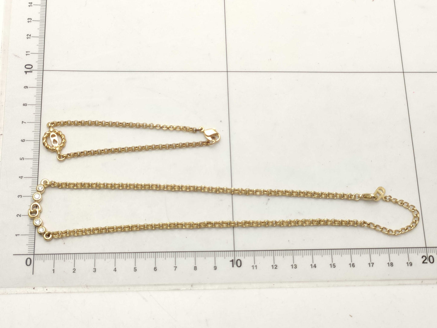 Dior Vintage Necklace and Bracelet 3-Piece Necklace