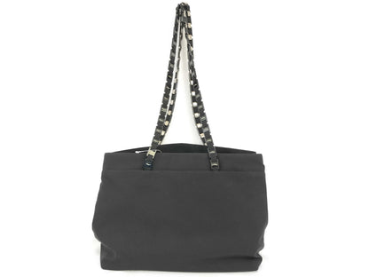 Salvatore Ferragamo Vara Chain Nylon Tote Bag